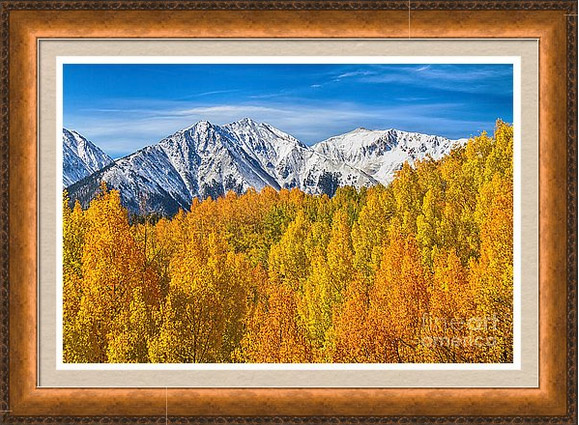 Mountain Autumn Beauty Framed Print