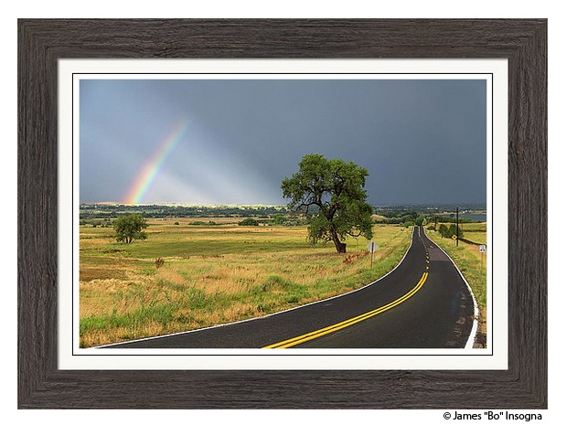 Rainbow Road Custom Framed Prints