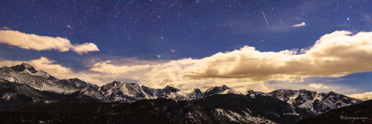 Rocky Mountain Star Gazing Panorama