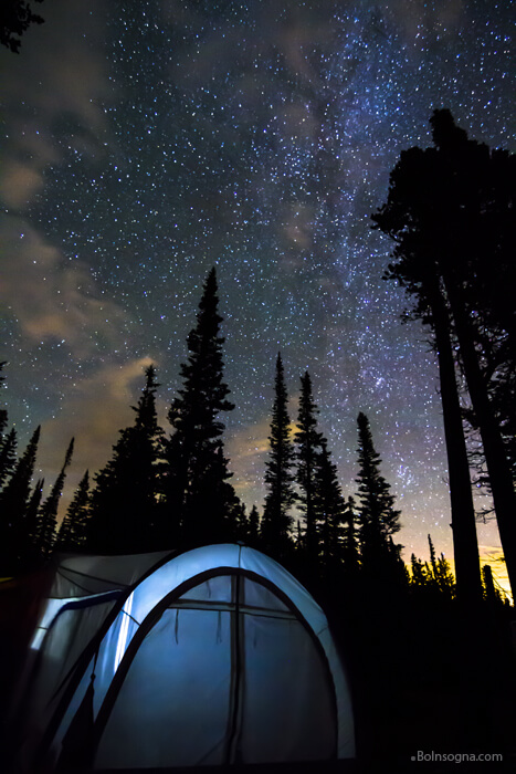 Camping Star Light Star Bright Print