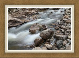 Easy Flowing Creek Framed Print