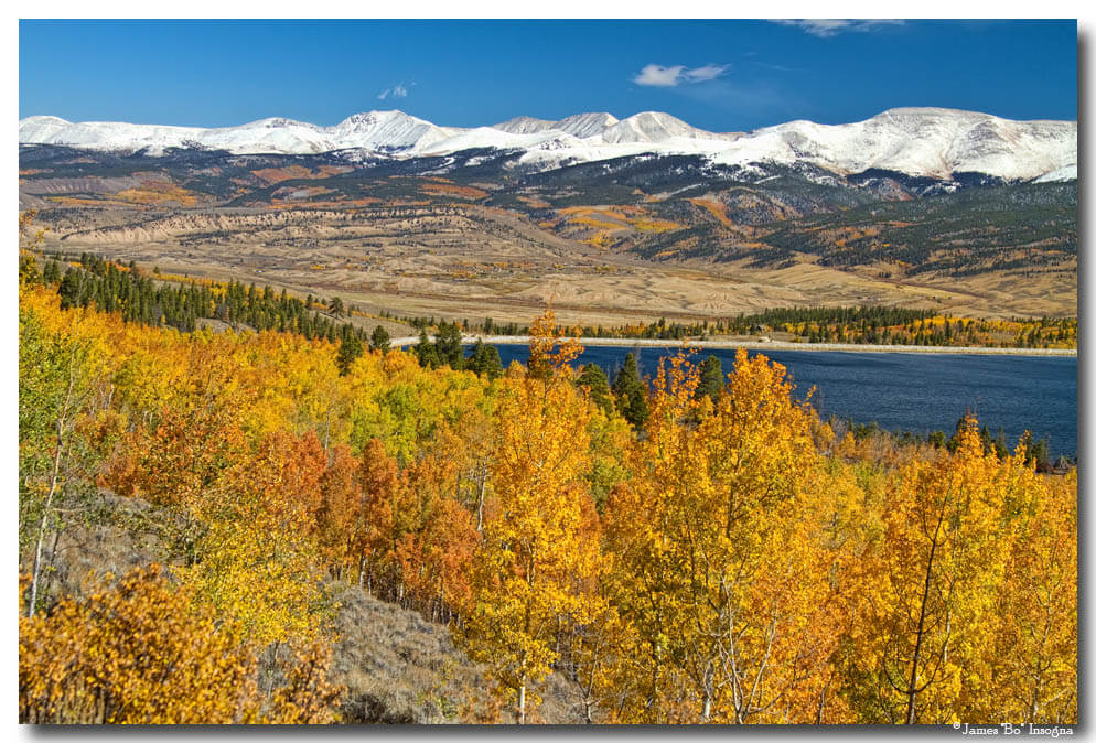 Autumn Landscape View Twin Lakes Colorado Art Prints