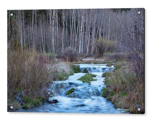 Blue Hour Flowing Down From Bonanza Acrylic Print