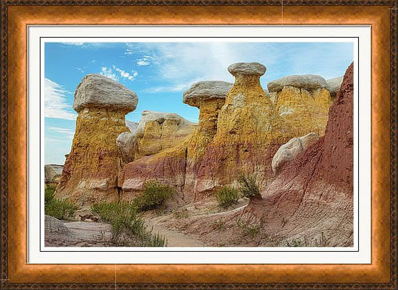 Colorado Paint Mines Formations Framed Print