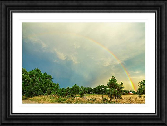 Just Another Colorado Rainbow Framed Print