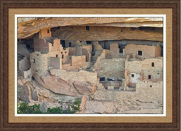 Colorado Indian Cliff Houses Framed Prints