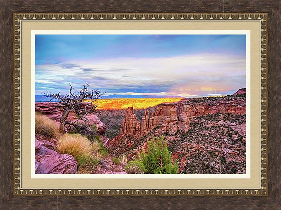 Colorado National Monument Timed Stack Framed Print