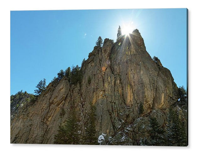 Boulder Canyon Narrows Pinnacle Acrylic Print