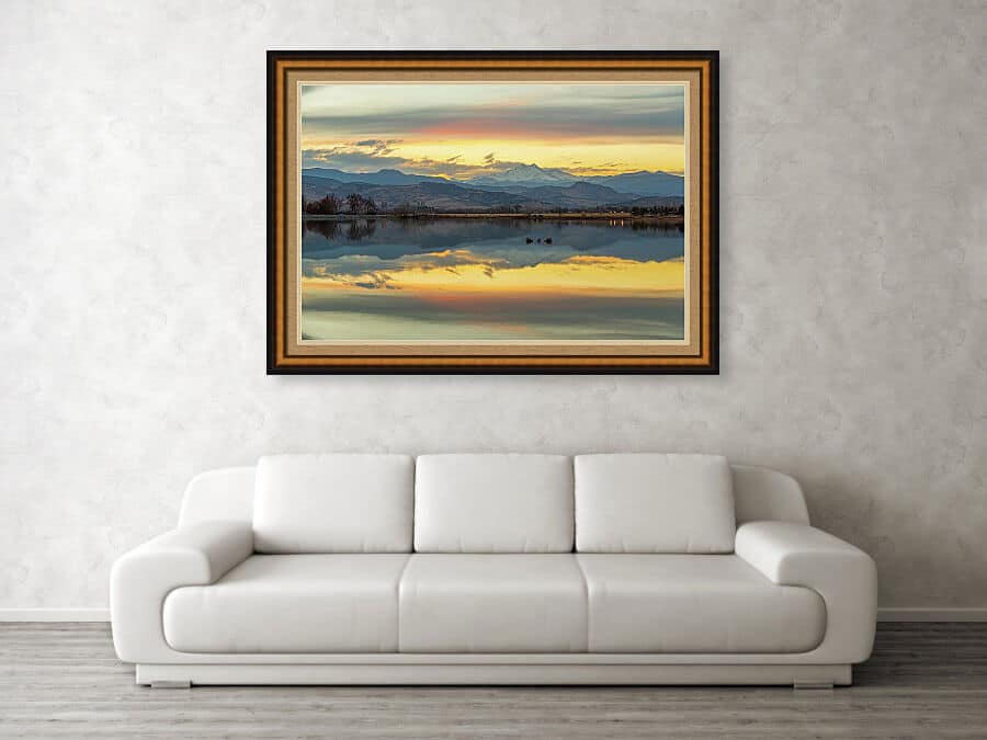 Marvelous Mccall Lake Reflections Canvas Print