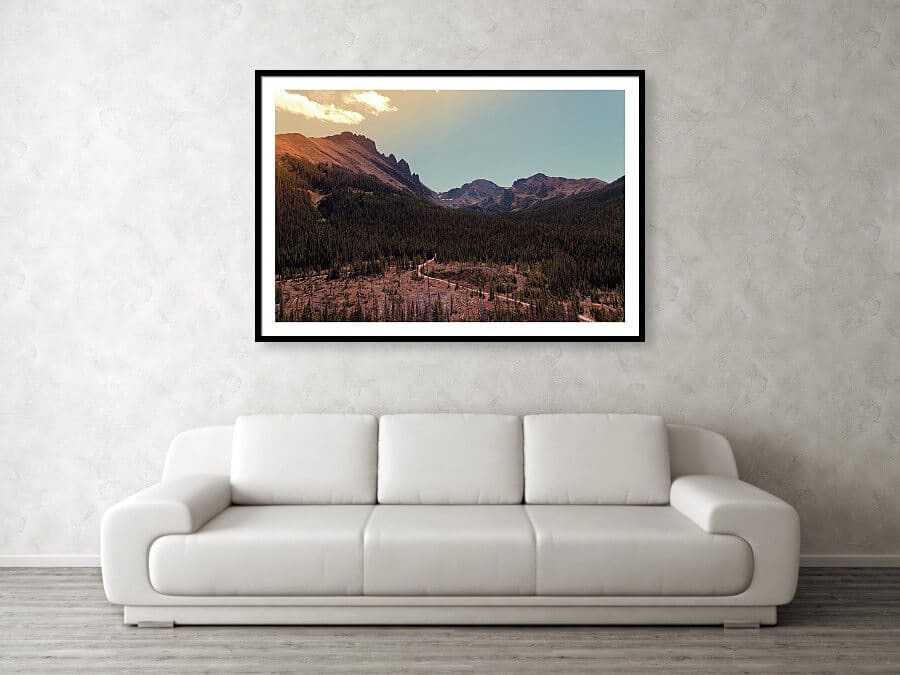 State Forest State Park Landscape Framed Print
