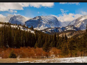 Rocky Mountain Panoramic View Bear Lake Rd Canvas Print