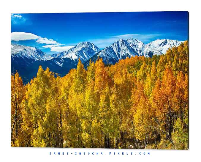 Rocky Mountain High Autumn View Acrylic Print