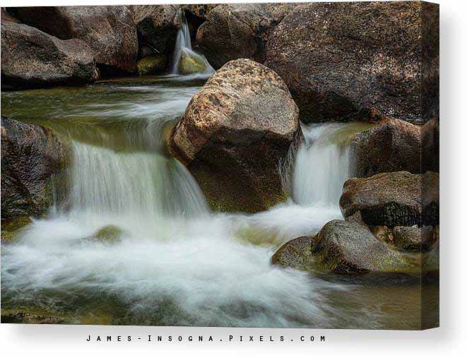 Boulder Creek Splashdown Canvas Print