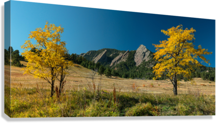 Boulder Colorado Fall Flatiron Panoramic  Print