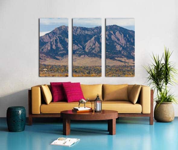 NCAR Boulder Colorado Triptych Art Print
