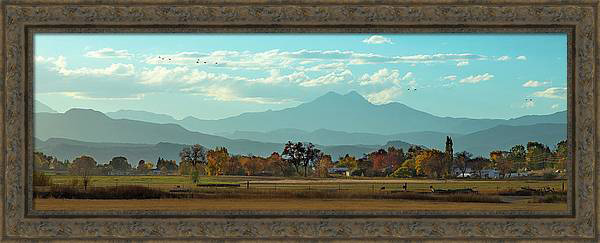 Autumn Embraces Colorado Rocky Mountain Majesty Framed Print