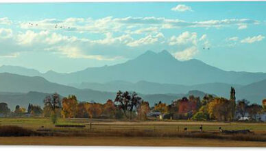 Autumn Embraces Colorado Rocky Mountain Majesty Canvas Print