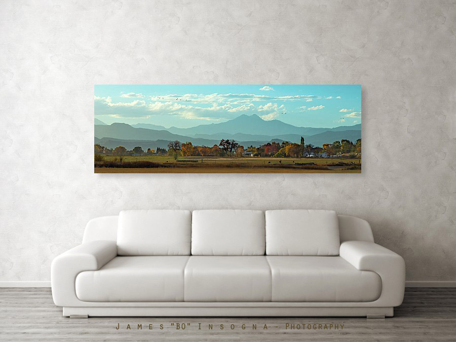 Autumn Embraces Colorado Rocky Mountain Majesty Canvas Print 